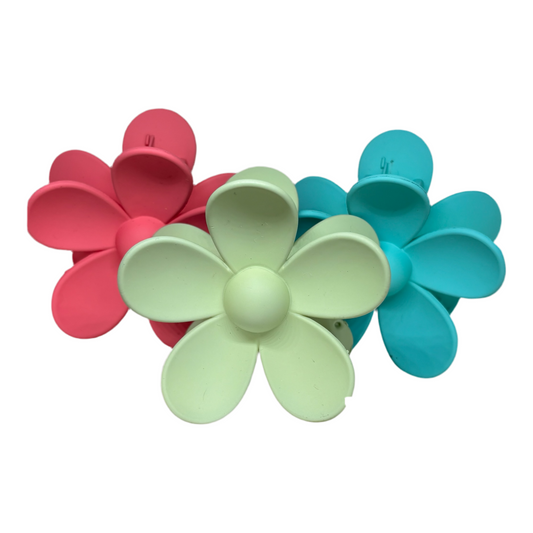 Petal Flower Hair Clip | Boho | Beach Clip | Pool Clip | Waterproof Non Kink Hair Clip| Trendy | By House Of Jax