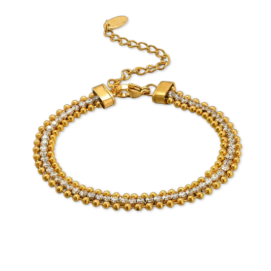 Pulsera de tenis dorada | Hermosa pulsera | Boho | Bohemia | Elegante | Elegante | De moda | House of Jax