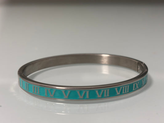 Números romanos | Azul y plata | Pulseras | Boho | Bohemio | Elegante | Elegante | Moderno | House Of Jax