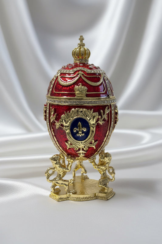 Faberge Type Egg | French Art and Smaller French Egg | Boho | Must Have