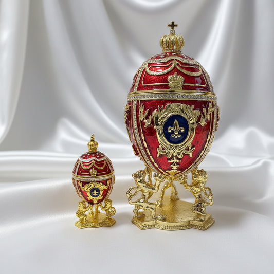 Faberge Type Egg | French Art and Smaller French Egg | Boho | Must Have